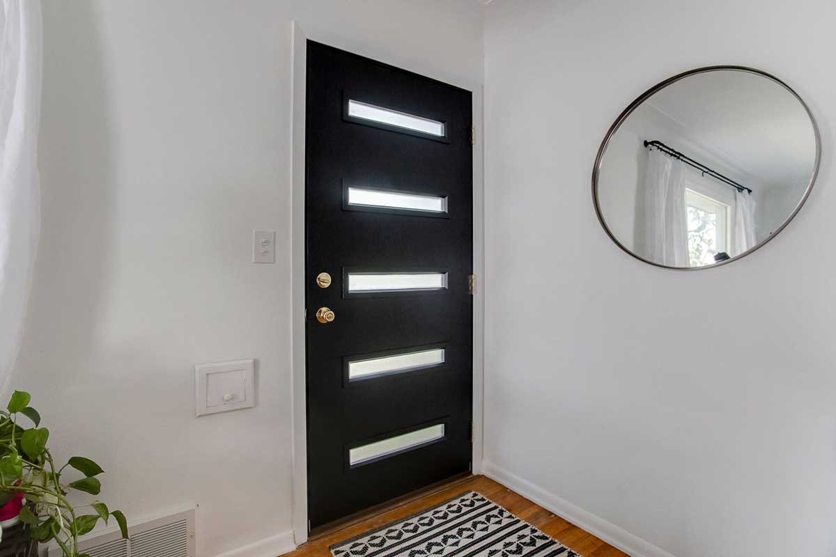 dark modern door