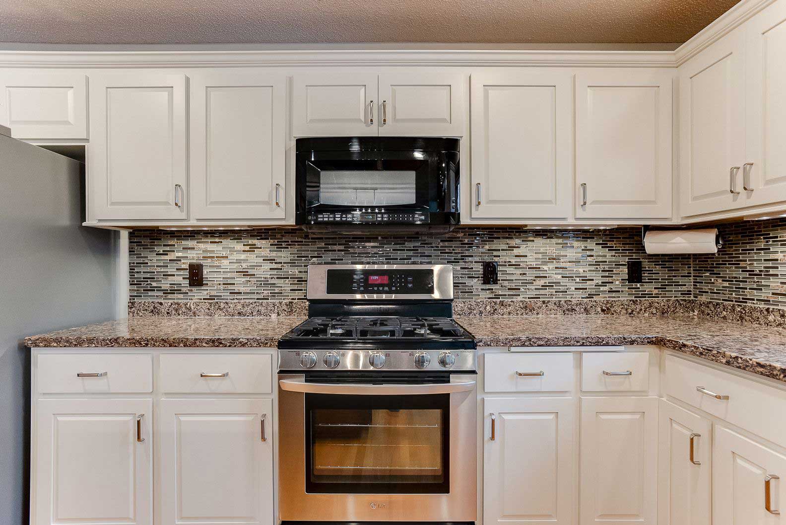 white oak refaced cabinets