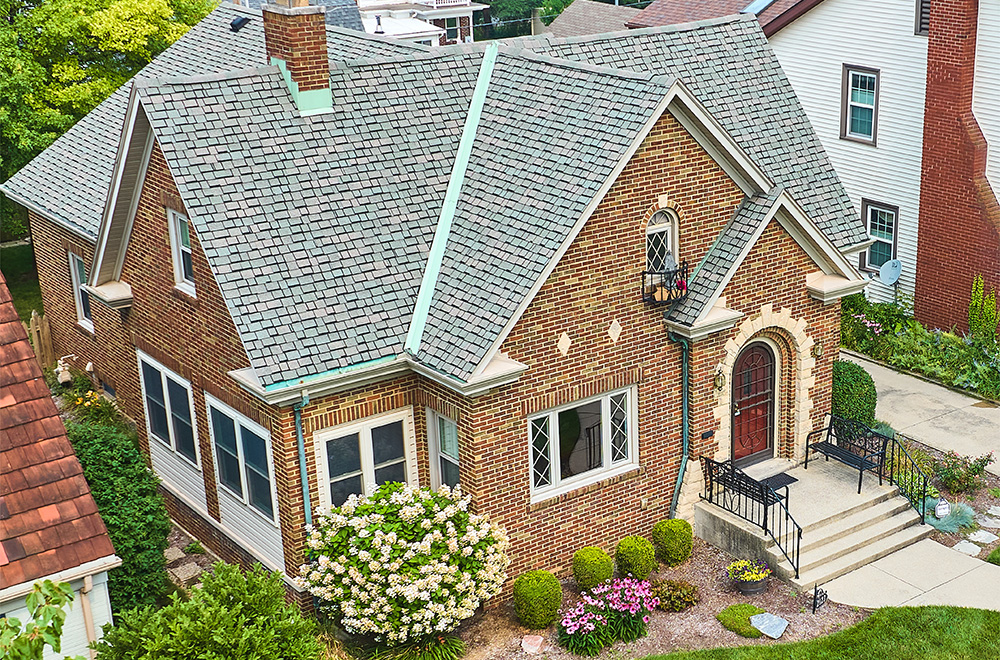 aerial roof